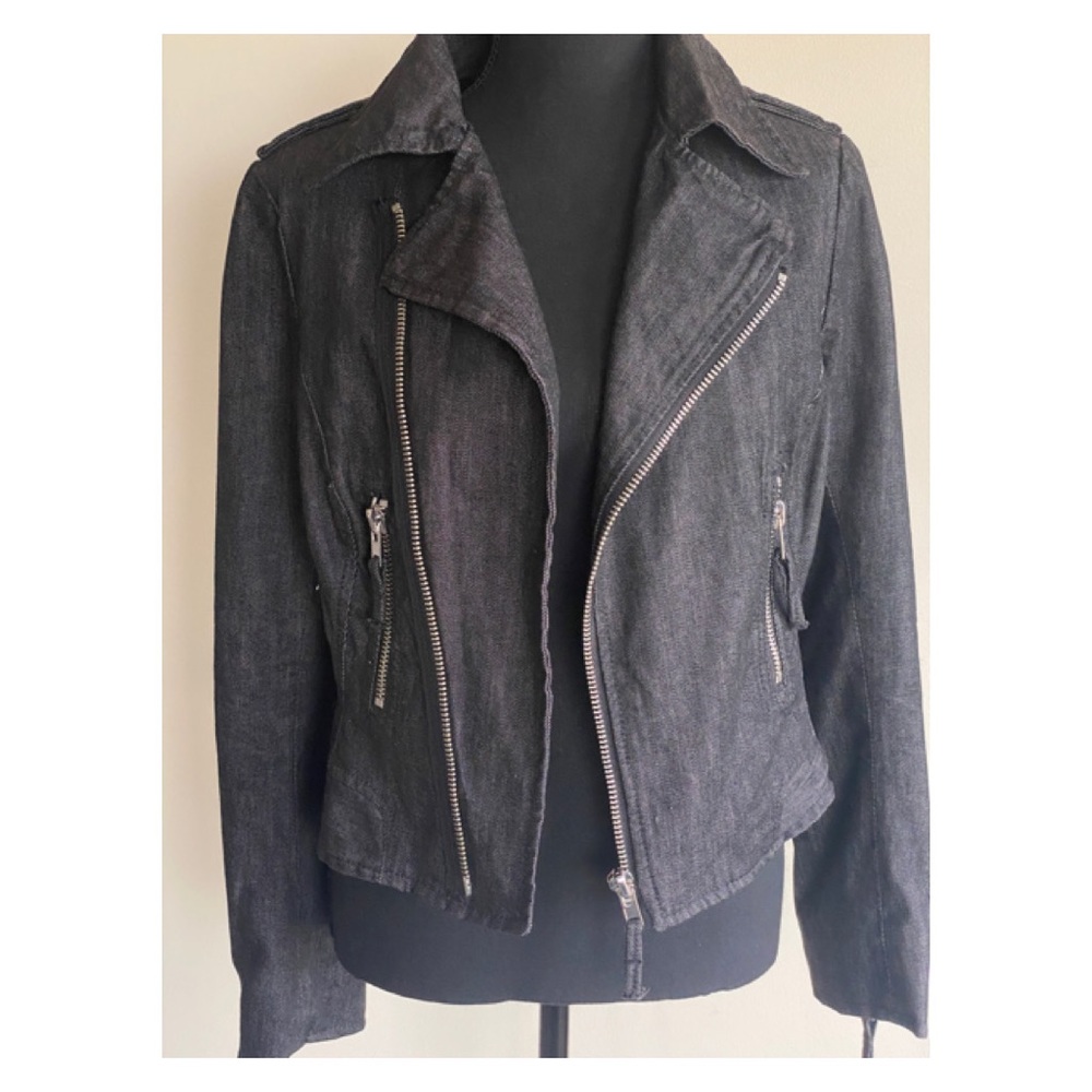 True religion women’s denim jacket bikers size M